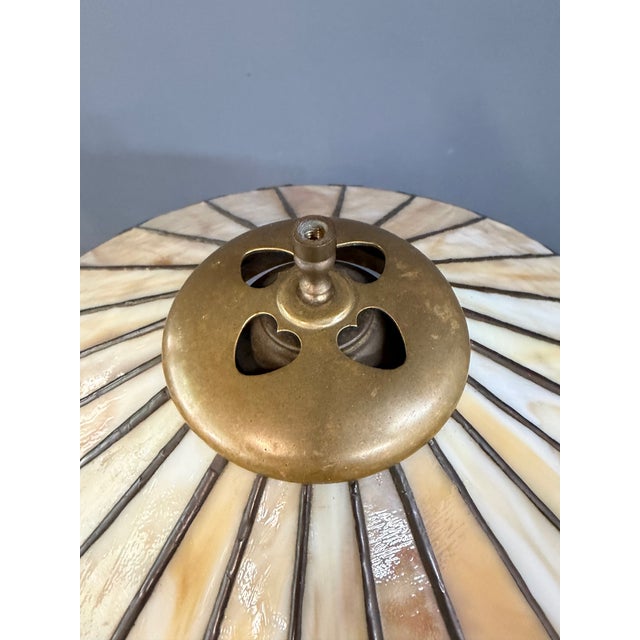 A striking table lamp by the Duffner & Kimberly Company of New York, active from 1905 until the firm's dissolution in the...
