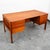 Mid Century Danish Modern Desk Floating 4 Drawer Teak Executive File Large MCM For Sale - Image 10 of 12
