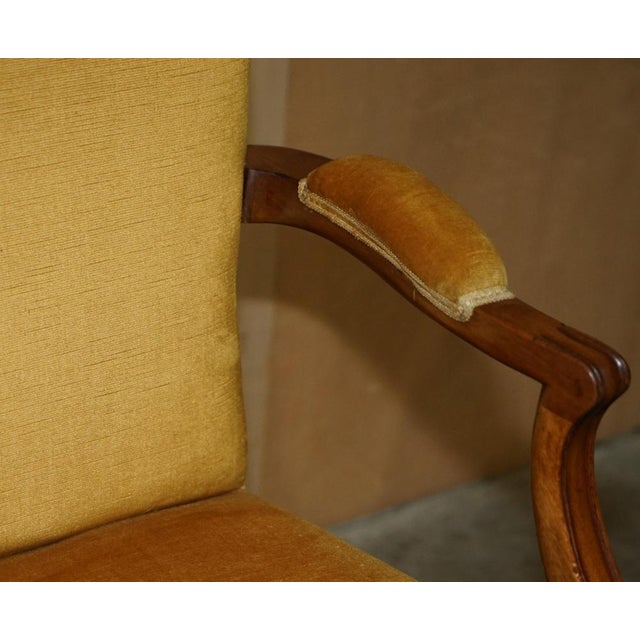 Art Deco Hand Carved Dining Chairs in Walnut with Claw & Ball Feet, Set of 6 For Sale - Image 11 of 18