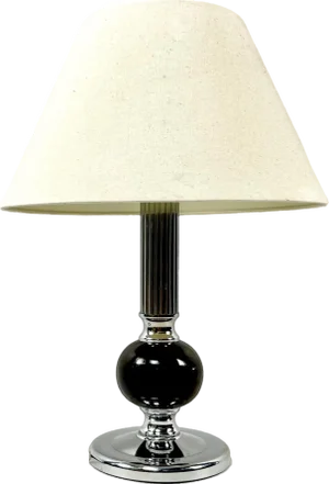 Vintage Glass Table Lamp from Doria Leuchten, 1980s