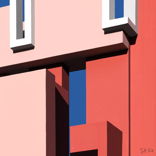 Each piece is an original work by artist Garrett Knoll, printed and framed by hand in Brooklyn, New York. The image is...