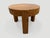 Andrianna Shamaris Natural Teak Wood Round Side Table For Sale - Image 18 of 18