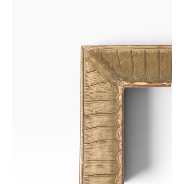 Antique Arts and Crafts gesso frame, in good, original, clean and ready to use condition, showing some cosmetic wear,...