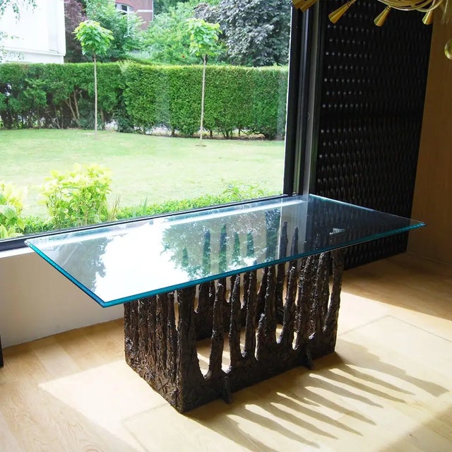 1960s Brutalist Dining Room Table by Adrian Pearsall For Sale In West Palm - Image 6 of 7