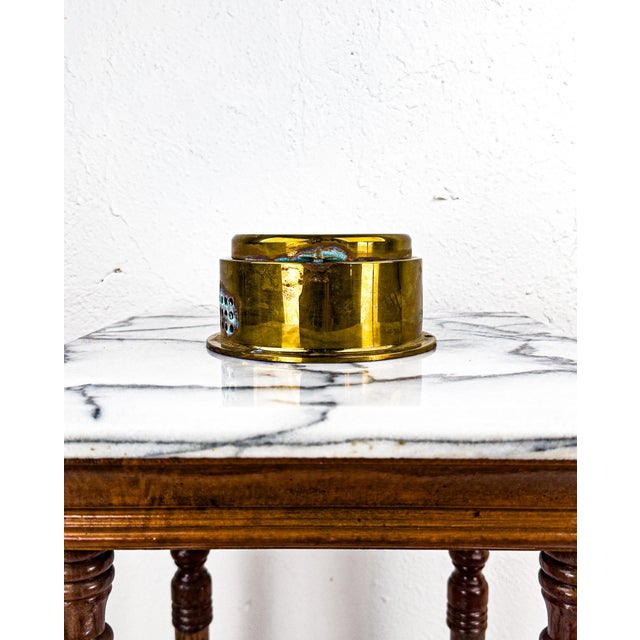 Mid 20th Century Brass Barigo Ships Clock For Sale - Image 4 of 15