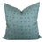 18" Katie Leede "Amun" Decorative Pillow Case in Juniper For Sale