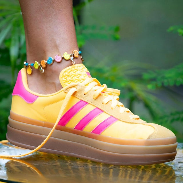 Sunshine Spirit Sea Charm Turquoise Beaded Anklet For Sale - Image 4 of 7