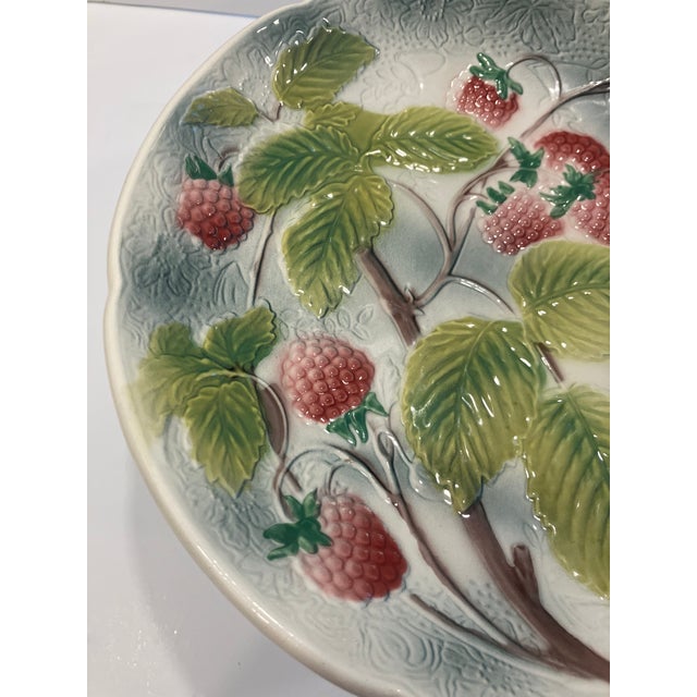 1920s St. Clement Majolica Compote For Sale - Image 5 of 5