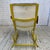 Early 20th Century Yellow Metal Framed Rocking Chair Arthur Umanoff Style of Thonet For Sale - Image 5 of 11