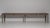 Late 20th Century France Weathered Grey Metal Long Metal-Legged Bench Table For Sale - Image 10 of 11
