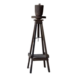 Carol Hicks Bolton Reclaimed Wood Sculpture Stand For Sale