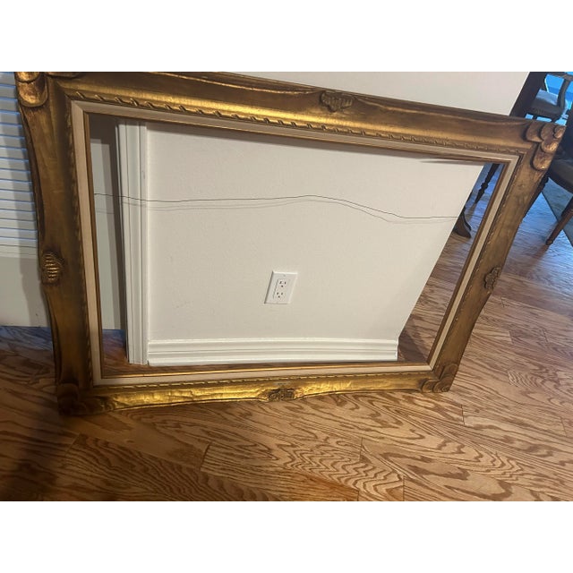 1970s Vintage Gilded Wood Frame For Sale - Image 5 of 10