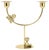 Omini Lazy Climber Candlestick in Polished Brass by Stefano Giovannoni For Sale