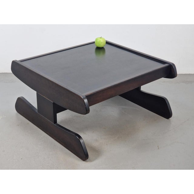 Postmodern Architectural Wooden Coffee Table, Germany, 1970s For Sale - Image 9 of 15