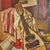 Guglielmo Zisa, Still Life with Mandolin, 2000s, Oil on Canvas For Sale - Image 3 of 7
