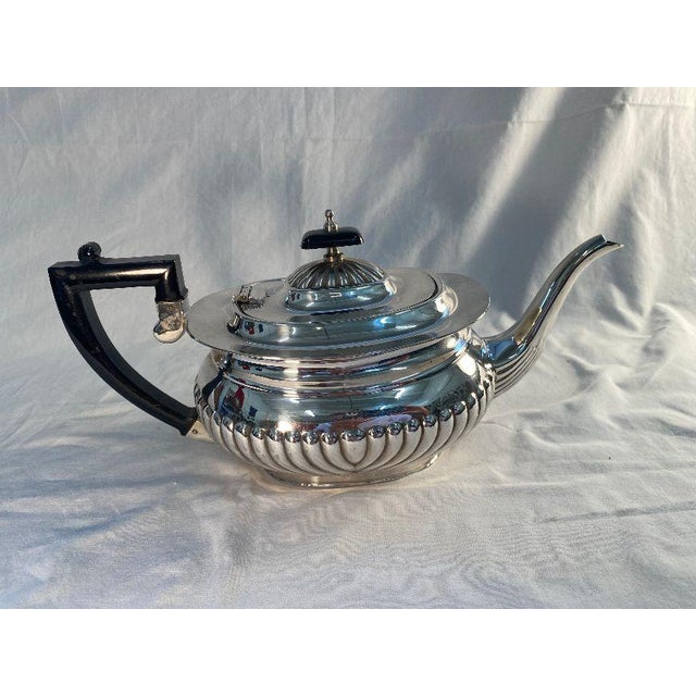 1930s Antique English Art Deco Silverplate Teapot Chairish