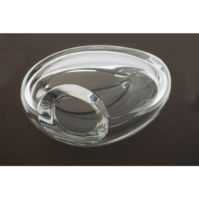 Mid 20th Century Murano Livio Seguso Mid-Century Modern Glass Bird Figure – Signed For Sale - Image 5 of 5