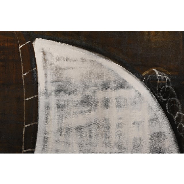 Contemporary Large Horse Oil Painting. Equestrian Oil Painting For Sale - Image 10 of 12