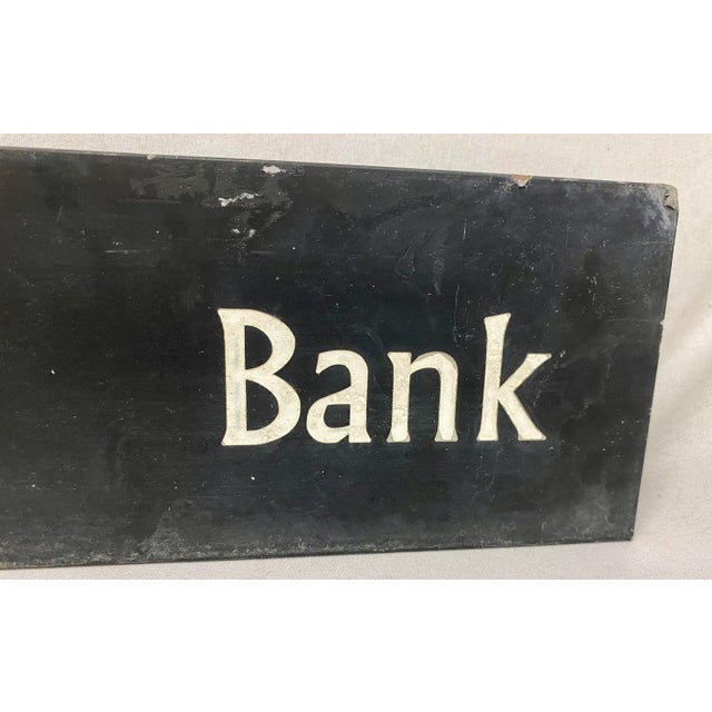 Original Retired Metal Bank Street Sign From London, England. Own a true piece of London history! Once these signs are...