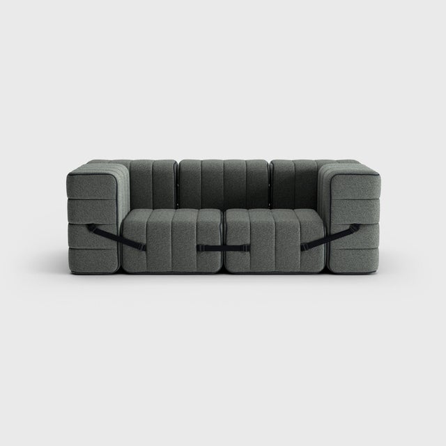Not Yet Made - Made To Order Flexible Two-Seater Sofa with Armrests by Ambivalenz, Set of 7 For Sale - Image 5 of 5