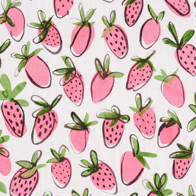 Contemporary Schumacher X Studio Bon Shortcake Indoor/Outdoor Fabric In Pink For Sale - Image 3 of 4