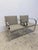 Knoll Mie Van Der Rohe Flat Bar Brno Chairs for Knoll - Set of Two For Sale - Image 4 of 17