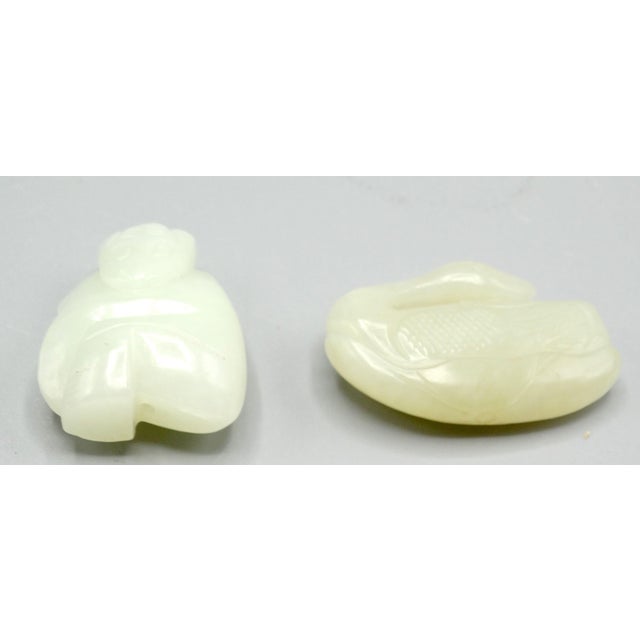 Chinese Chinese Jade Carvings Set of 2 For Sale - Image 3 of 5