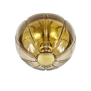 Mid-Century Glass Flush Mount from Limburg, 1960s For Sale