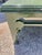Vintage Mottled Green Painted Coffee Table With Chinoiserie Style Base For Sale - Image 4 of 9