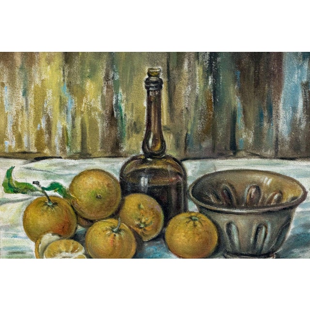 Beautiful Still Life, Oil on Canvas, Signed, C. 1966 For Sale - Image 4 of 10