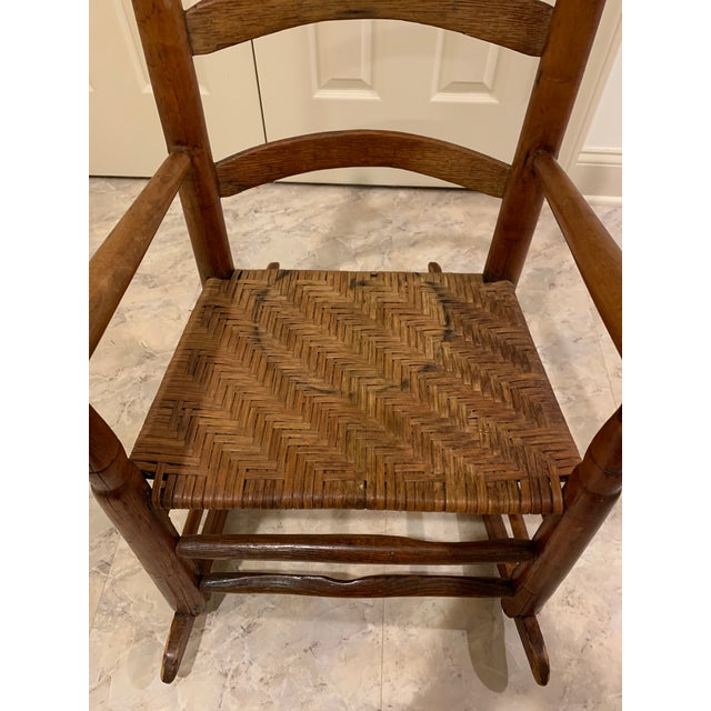 American Primitive Child’s Rocking Chair For Sale - Image 3 of 6