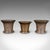 This is a trio of antique mortars. An English, bronze apothecary instrument, dating to the William III period, circa 1700....