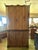 Item: Secretary bookcase. Style: Henry II style (Renaissance Revival). Maker: Unknown. Materials/finish: Dark-stained oak,...
