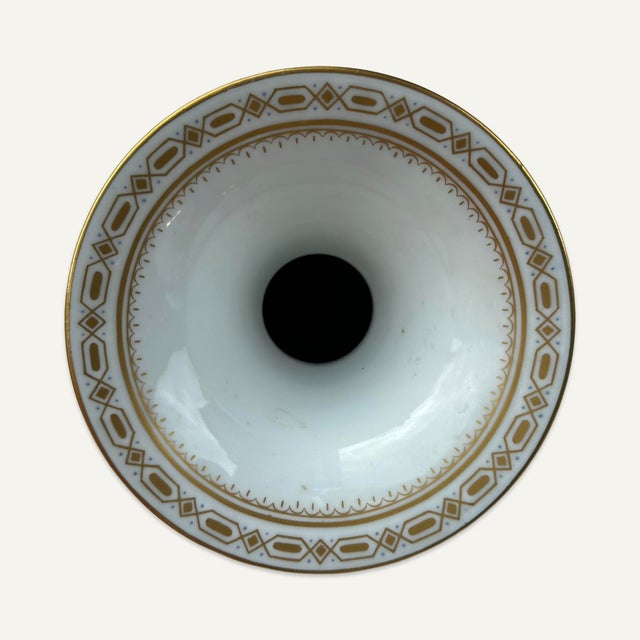 Late 19th Century 19th Century Royal Vienna Baluster Form Cobalt and Gilt Urn With Paintings Depicting Rural Scenes For Sale - Image 5 of 6