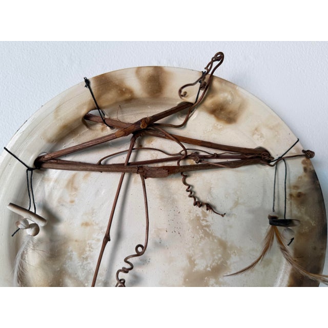 1980s 1980’s Christopher Darling Mixed Media Ceramic Wall Plate For Sale - Image 5 of 12