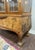 Vintage Burled Walnut Bowfront Curio China Cabinet For Sale - Image 11 of 13