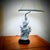 1940s Mid-Century Modern Blanc De Chine Guanyin Porcelain Table Lamps - A Pair With Original Lamp Shades For Sale - Image 4 of 4
