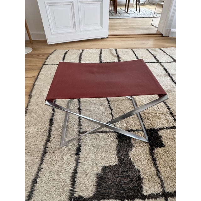 Pk 91 Folding Stool by Poul Kjærholm for E. Kold Christensen, in Flawless conditions. Designed 1960 to 1969 I have...