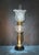 Art Nouveau Oil Lamp with Hand Blown, Etched Glass Shade and Duplex Burner, 1890s For Sale - Image 13 of 13