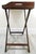 Mid 20th Century Vintage English Butler's Mahogany Tray Table With Folding Stand For Sale - Image 13 of 18