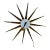 1950s Original Eames Era George Nelson Attributed Starburst Clock Wood Spokes For Sale