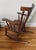 Wood Early 1900s Antique Arts and Crafts Movement Tiger Oak Rocking Chair For Sale - Image 7 of 12