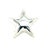 1990s Tiffany & Co Estate Puffed Star Brooch Sterling Silver For Sale In New York - Image 6 of 7