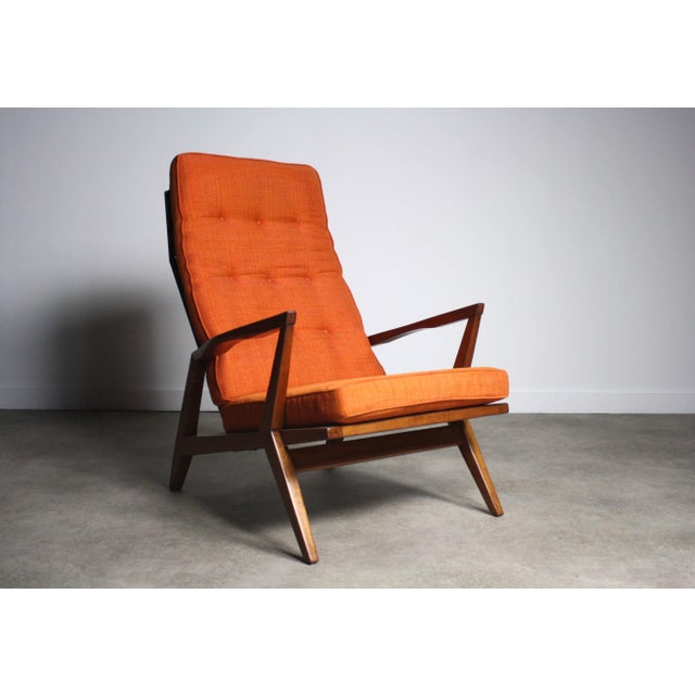 Mid-Century Modern Architectural Lounge Chair For Sale - Image 4 of 5