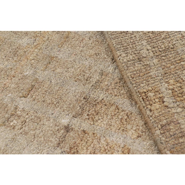 Beige Rug & Kilim’s Contemporary Textural Rug in Beige-Brown and Gray Tones For Sale - Image 8 of 8