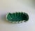 Vintage U P C O Ruffled Glazed Green & White Pottery Container For Sale - Image 9 of 12