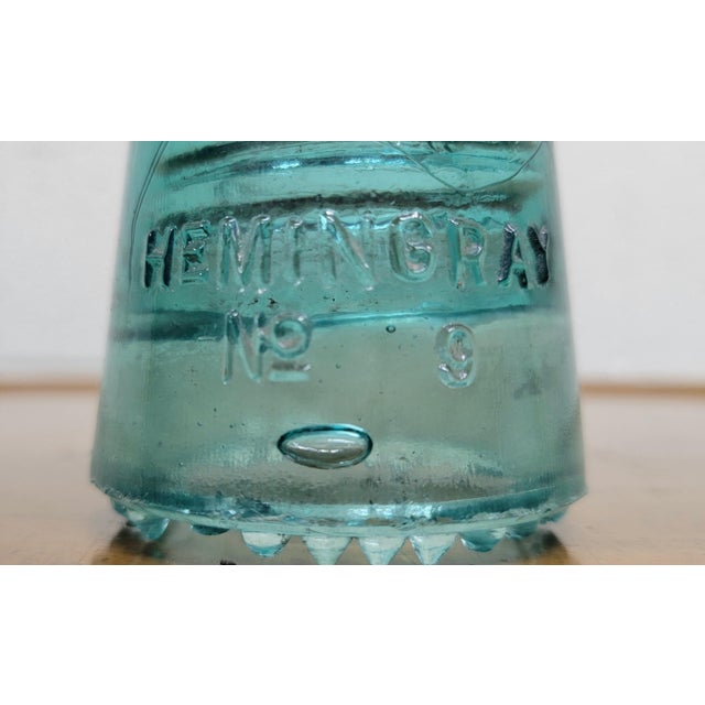 This is a gorgeous aqua vintage glass Hemingray No 9 insulator. Made in U.S.A. Several insulators in stock of different...