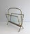 1940s Brass and faux bamboo magazine rack by Maison Baguès For Sale - Image 10 of 12