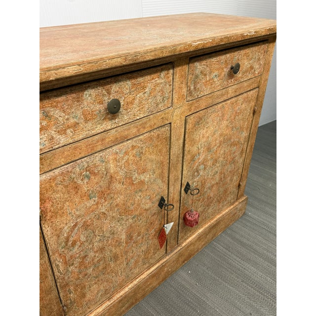 Mid 20th Century Hand Painted Italian Sideboard For Sale - Image 5 of 12