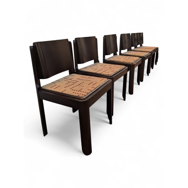 Postmodern Vintage Dining Chairs in Ash, 1980s, Set of 6 For Sale - Image 3 of 9